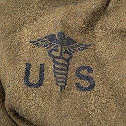 Reproduction US Army Medic Wool Blanket - Military