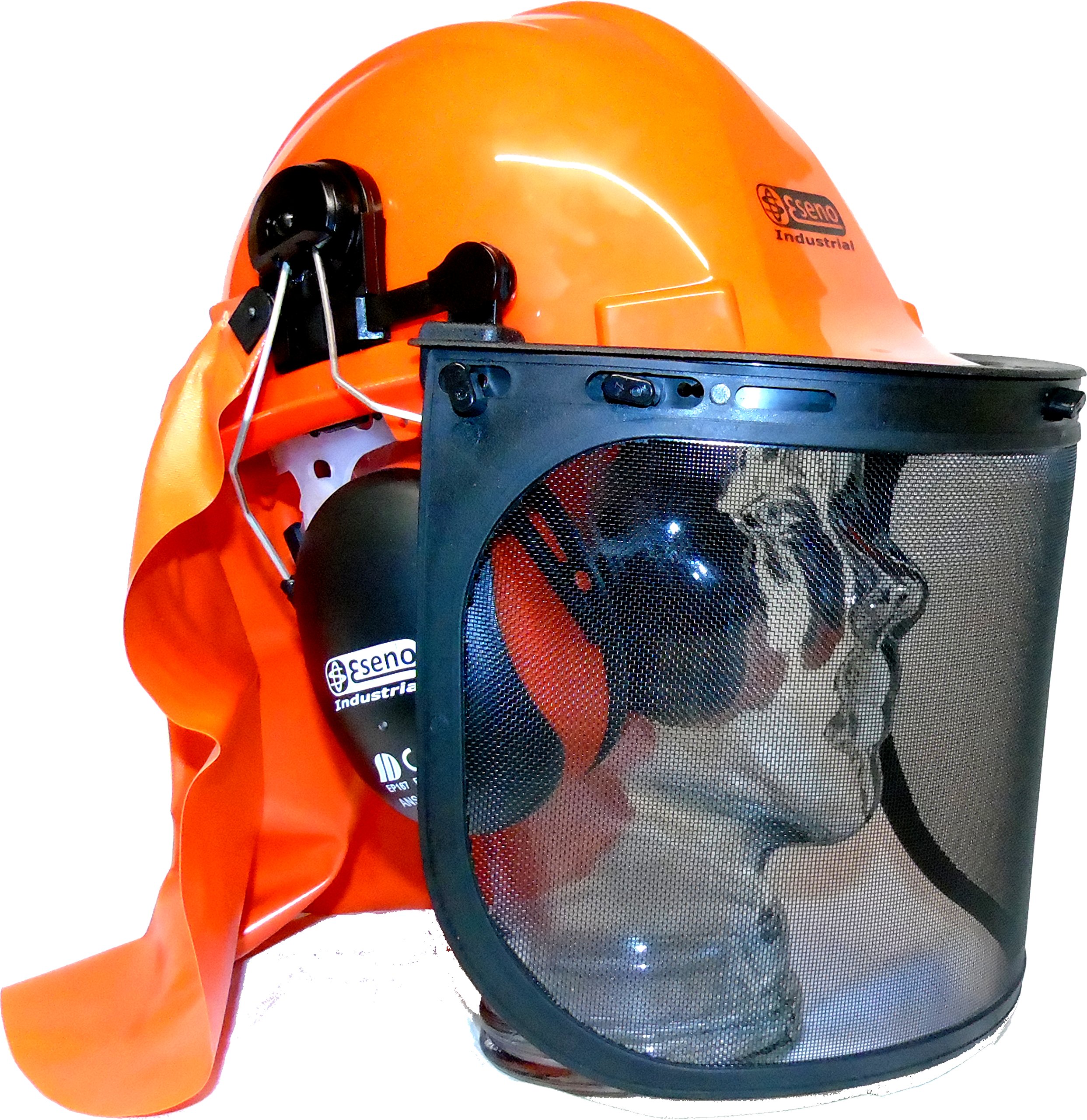 INDUSTRIAL CHAINSAW FORESTRY SAFETY HELMET KIT ESENO LTD WITH EAR