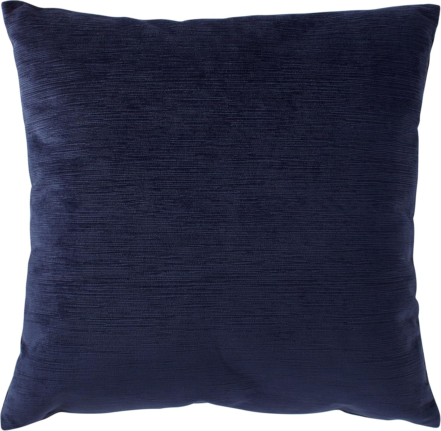 Amazon Com Amazon Brand Rivet Velvet Texture Decorative Throw Pillow 17 X 17 Midnight Home Kitchen