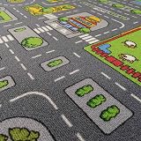 The Rug House City Town Car Playmat 80x120 cm Non Slip Educational Nursery view 2