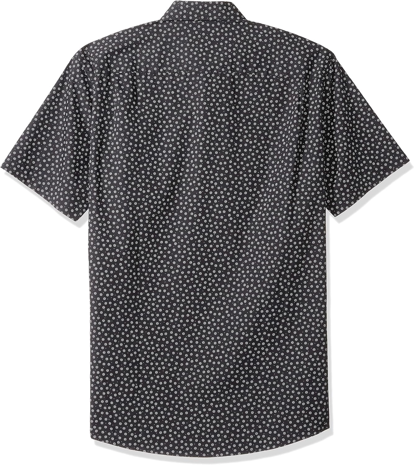  Essentials Men's Regular-fit Short-Sleeve Print Shirt: Clothing