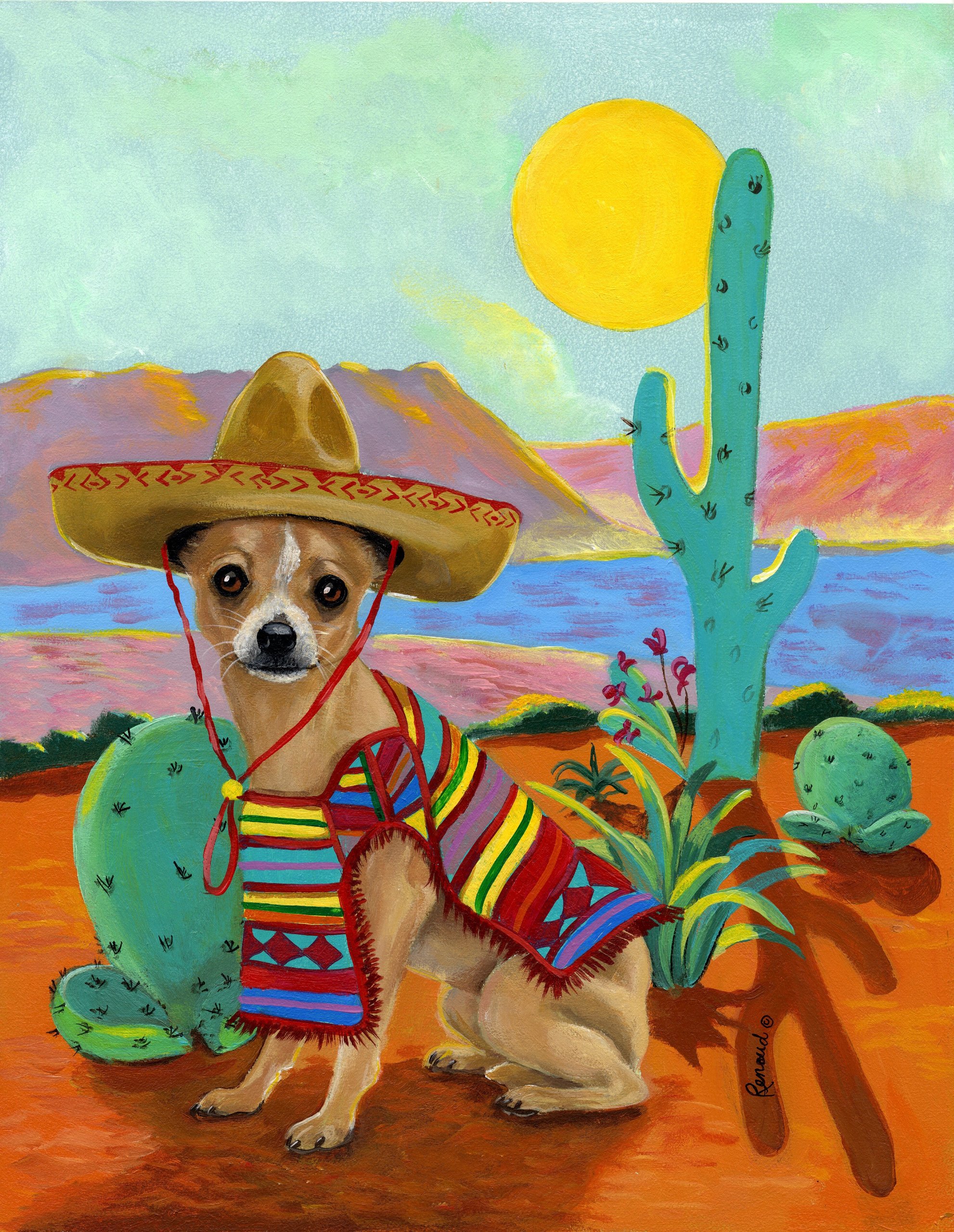 chihuahua in sombrero