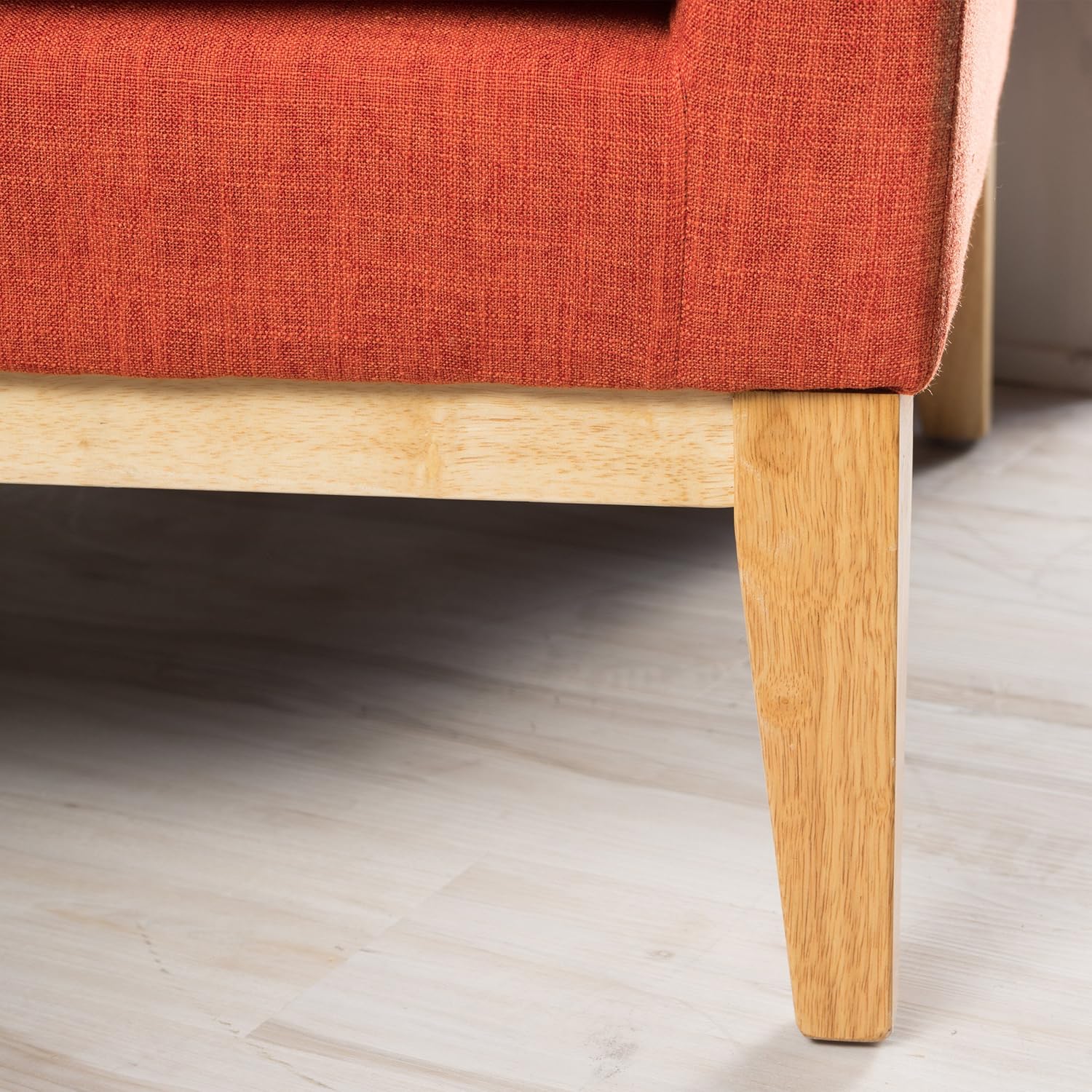 Christopher Knight Home Aurla Fabric Accent Chair, Muted Orange: Kitchen & Dining