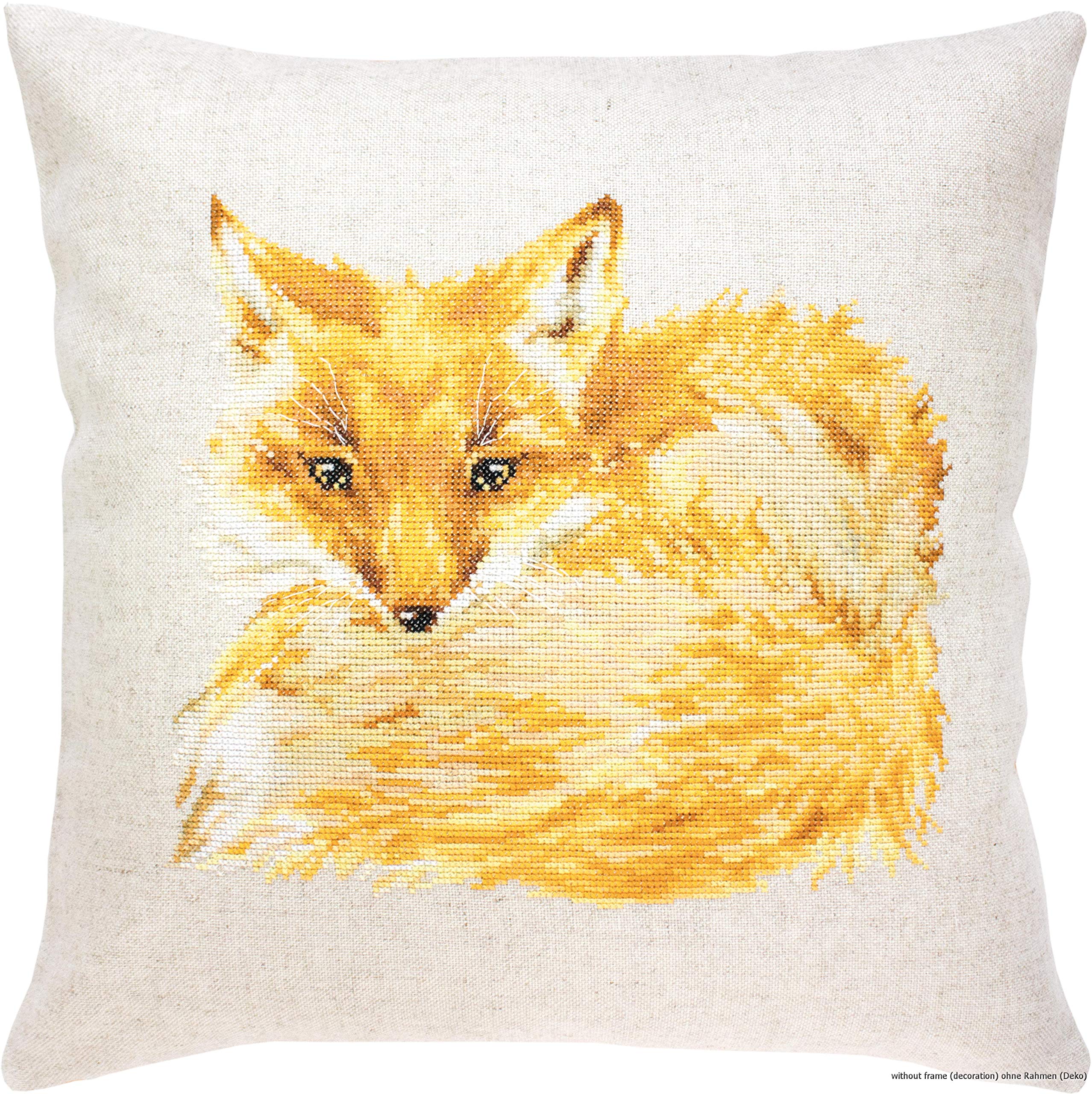 Luca-S Cross Stitch Cushion, Cotton, Multicoloured, 40x40cm
