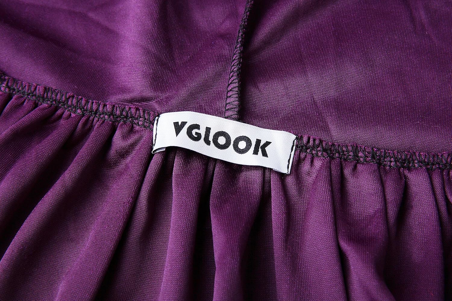 VGLOOK Full Length Hooded Cloak Unisex Adult Velvet Cape Cosplay Costumes 59" Purple, 150cm / 59inch - Image 5