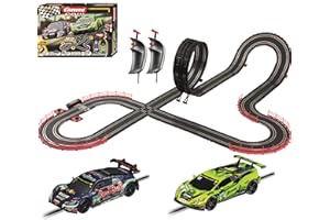 Carrera GO Electric Powered Slot Car Racing Kids Toy Race Track Set 1:43 Scale, DTM Supercars