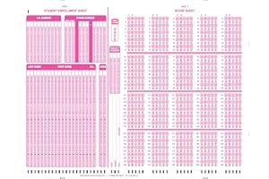 PRECISION DATA PRODUCTS PDP 4812, (1712-PAR-L Compatible Testing Sheet by PDP) 200 Question General Purpose Form 500/pkg