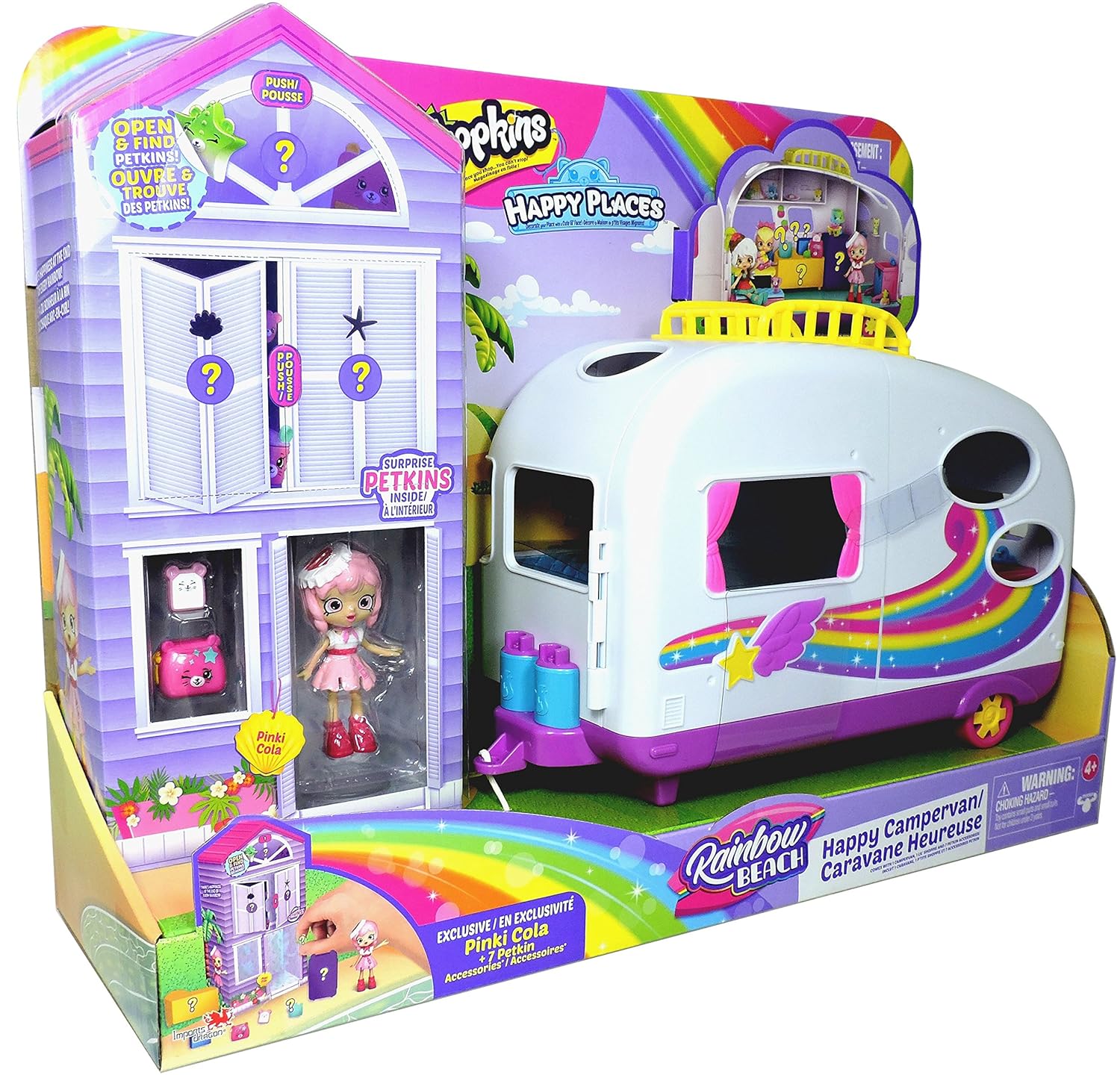 happy places shopkins campervan playset