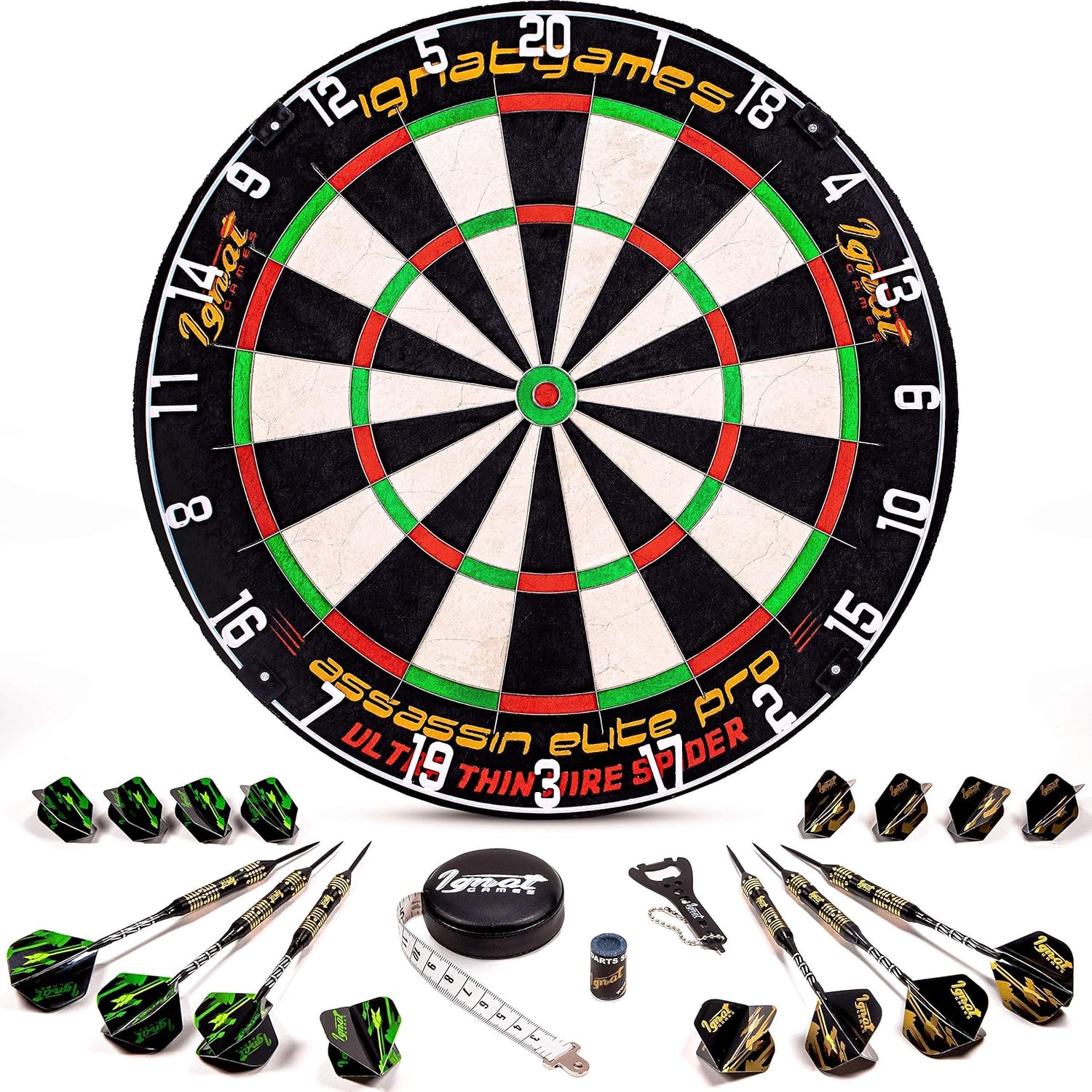 Professional Dart Board Set Tournament Sisal/Bristle