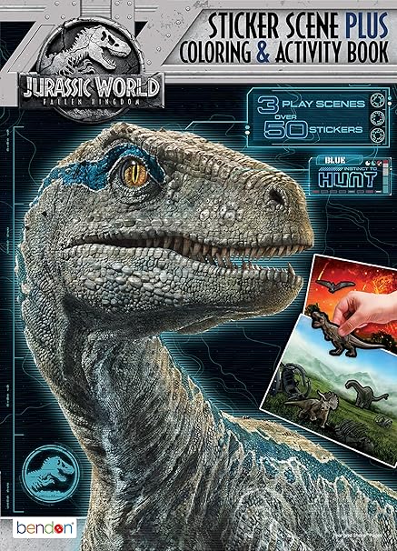 Jurassic World Coloring And Activity Book More Teeth Bendon Arts Crafts Toys Games