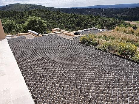 Geocelda Estabilizador de gravilla 5x10x10 - 10 m2 (6, 99 €/m2 ...