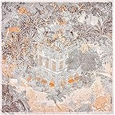 53” Large Head Scarf for Women - Silk Satin Scarf for Hair Wrapping at Night Bandana Square Scarf for Sleeping