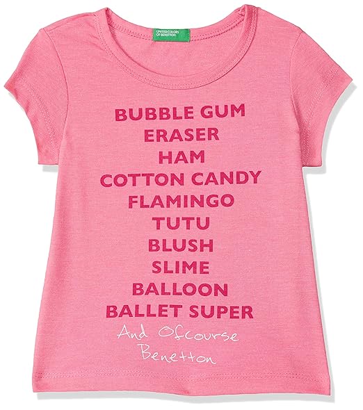Baby Girls Plain Regular fit T-Shirt
