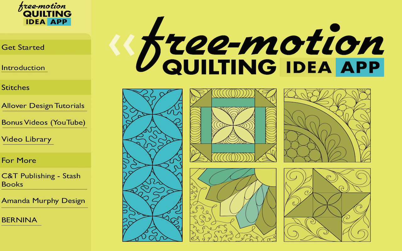Free-Motion Quilting Idea App
