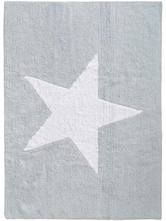 Benuta Kinderteppich Bambini Star Blau 150x200 Cm Teppich Fur