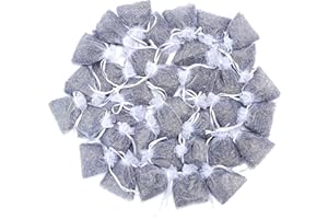 Lavande Sur Terre French Lavender Sachets for Drawers and Closets Fresh Scents, Set of 36, Home Fragrance Sachet for Wardrobes Closets, White, LV-S-C-36-2