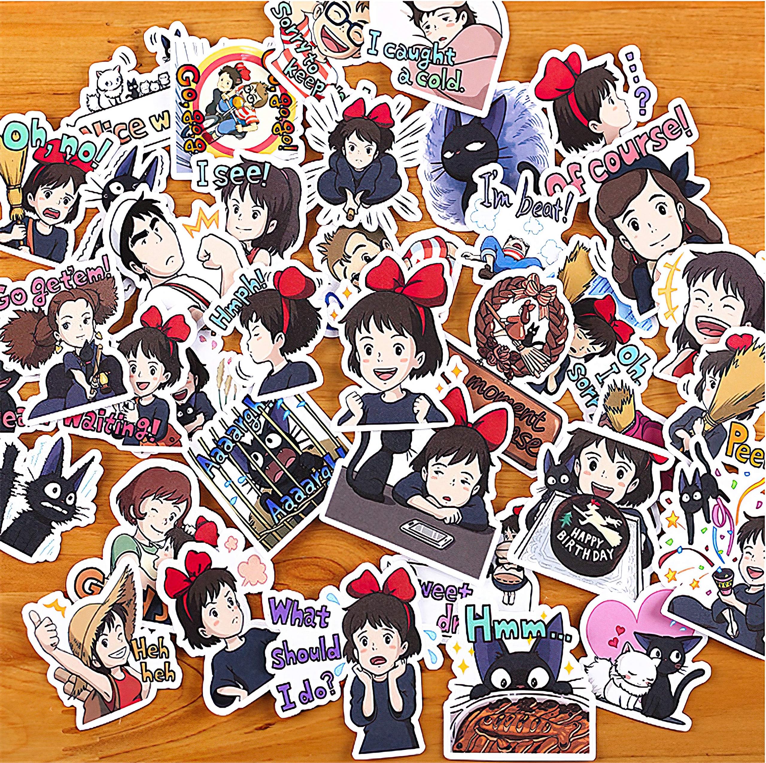40pcs/ Pack Creative Cute Self-Made Kiki's Delivery Service Scrapbooking Stickers/Decorative Sticker/DIY Craft Photo Albums
