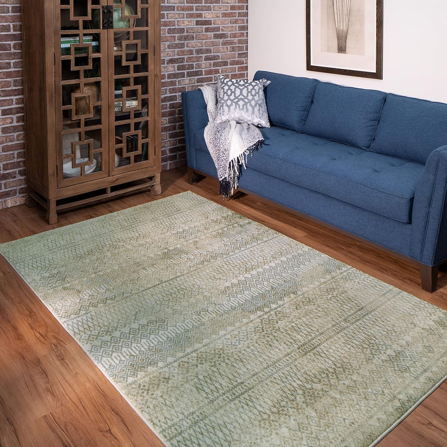 Mohawk Home Prale Earth Geometric (8' X 10') Area Rug