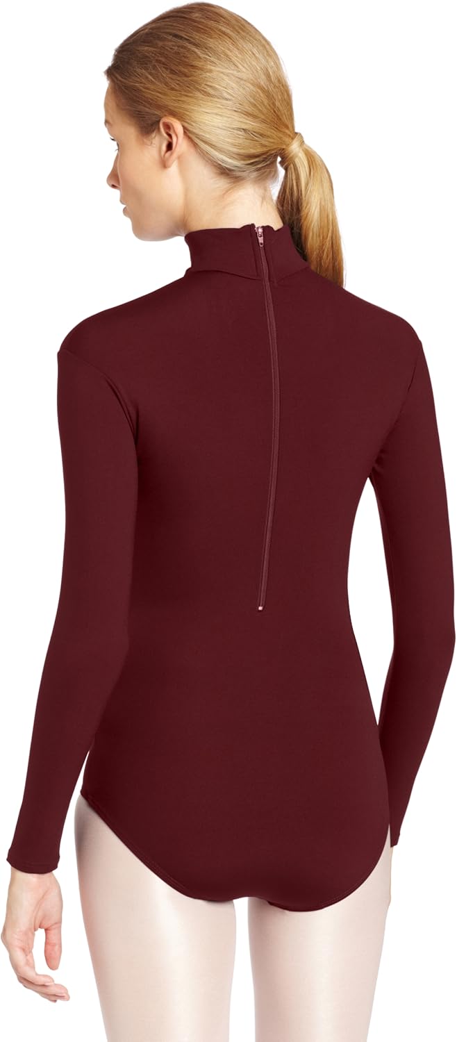 Capezio Women's Turtleneck Long Sleeve Leotard: Clothing