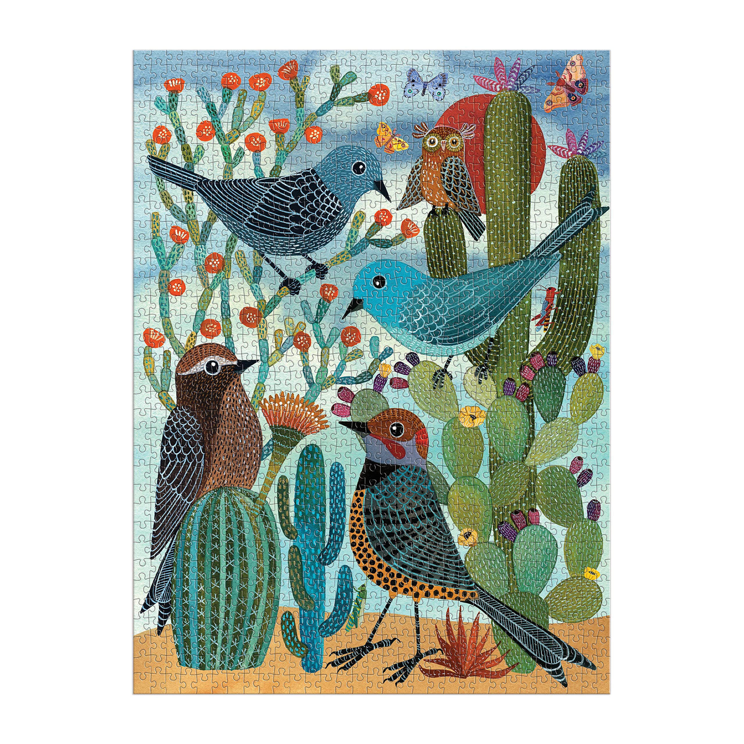 Galison Desert Avian Friends 1000 Piece Puzzle from Galison - 20