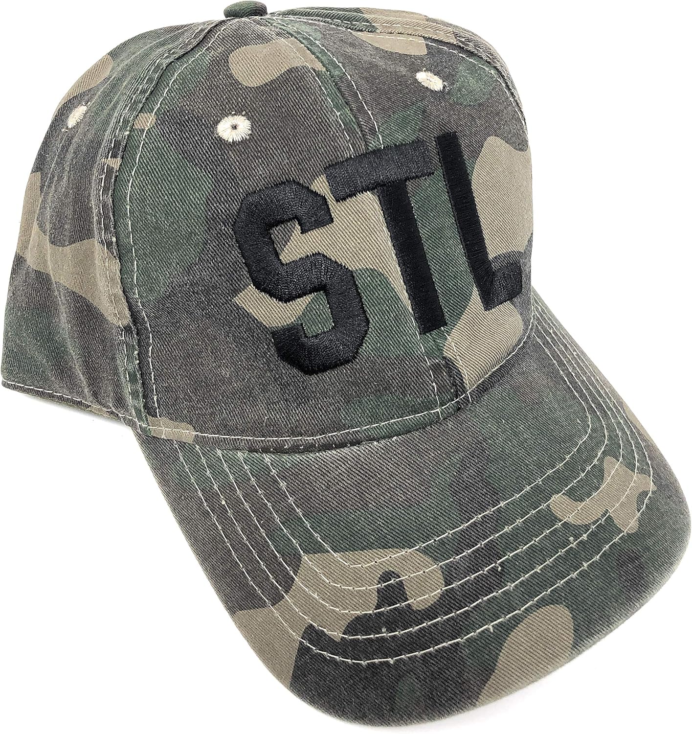 camo monogram hat