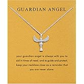 Baydurcan Pendant Necklace for Women Evil Eye Ankh Bow Necklace for Friends Sister Birthday Just Because Christmas Gifts