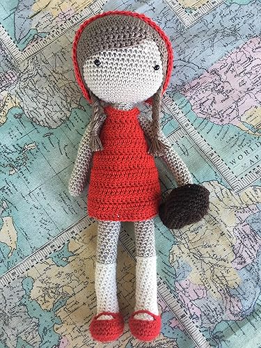 muñeca de trapo caperucita roja