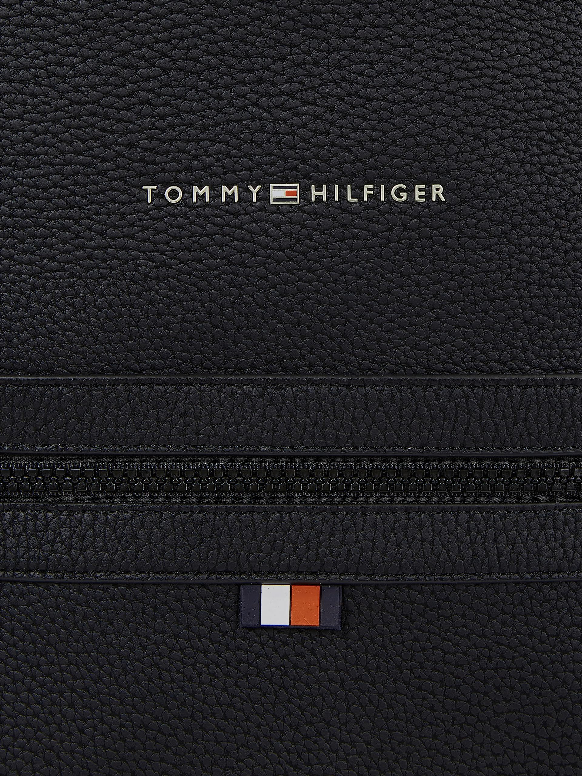 Tommy Hilfiger Herren Rucksack Essential PU Backpack Handgepäck, Schwarz (Black), Einheitsgröße 4
