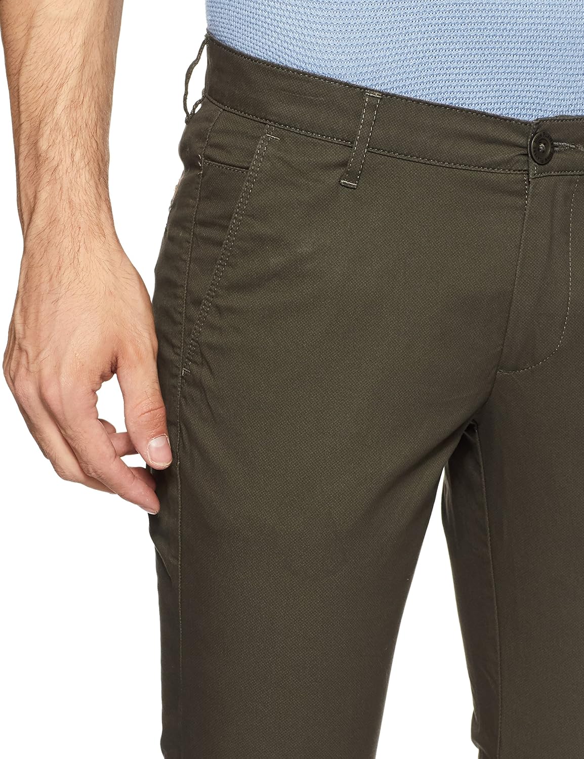 john players men's skinny fit cotton casual trousers