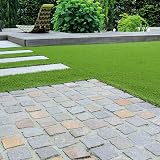 GardenKraft Artificial Grass Roll 4m x 1m 20mm Pile UV Dark Green view 6