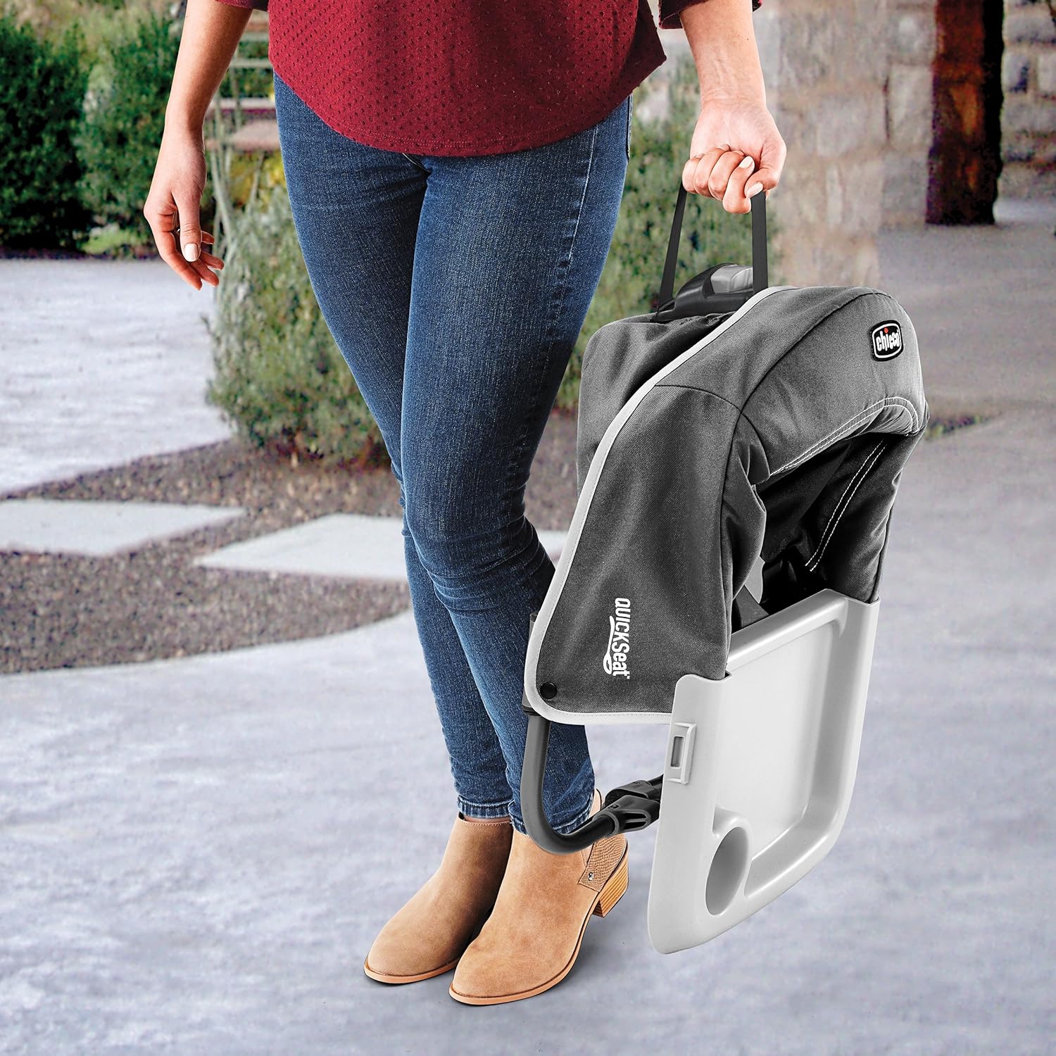 Chicco QuickSeat Hook-On Chair, Graphite : Baby