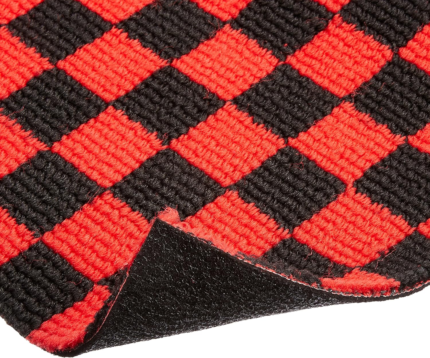 Amazon ボンフォーム カーマット クワトロ フロアマット フリーカット レッド 50x150cm 軽普通車用 6392 r 車 バイク 車 バイク