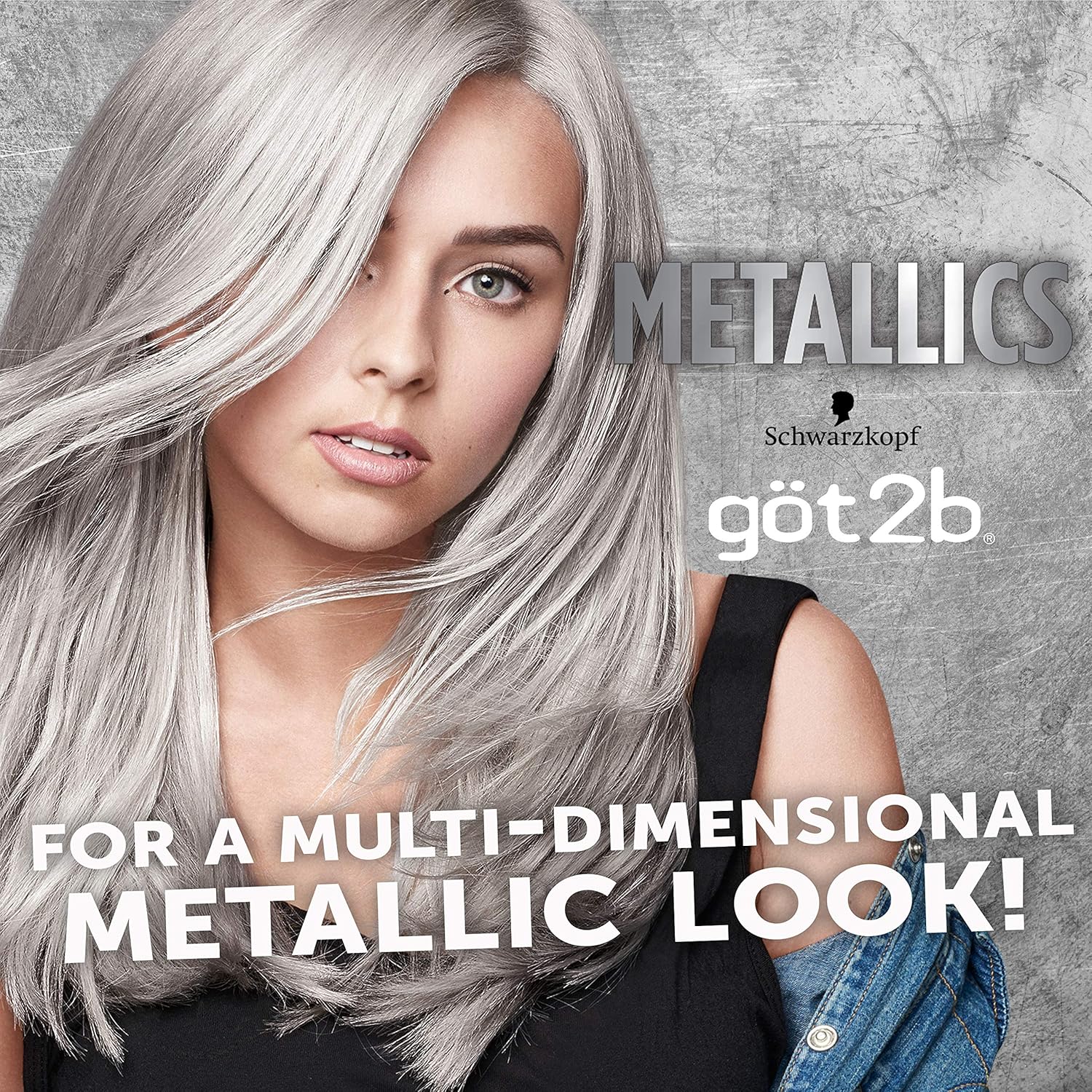 Got2b Metallic Permanent Hair Color M71 Metallic Silver Amazon