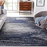SAFAVIEH Area Rug 8x10 - Adirondack Collection - Large - Grey & Blue, Modern Abstract Design, Non-Shedding & Easy Cleaning, I