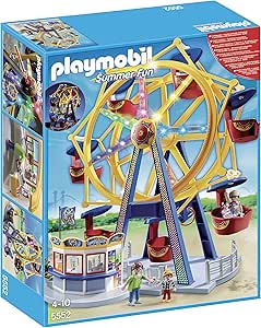 Playmobil Parque de Atracciones - Noria con luces, playset (5552)