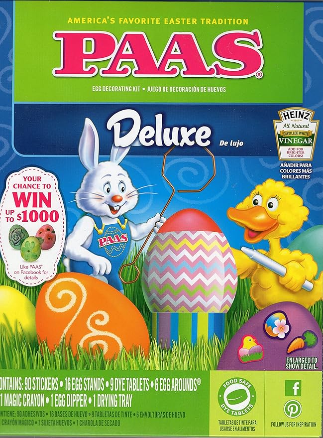 Amazon Com Paas Friends Egg Decorating Kit Large Kitchen Dining