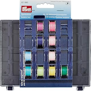 Spulendose für 32 Nähmaschinenspulen leer