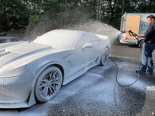 Image Wash Products Snow Foam Cannon For Pressure Washers - Wide Base - 40oz Canister - Detailer's Choice For