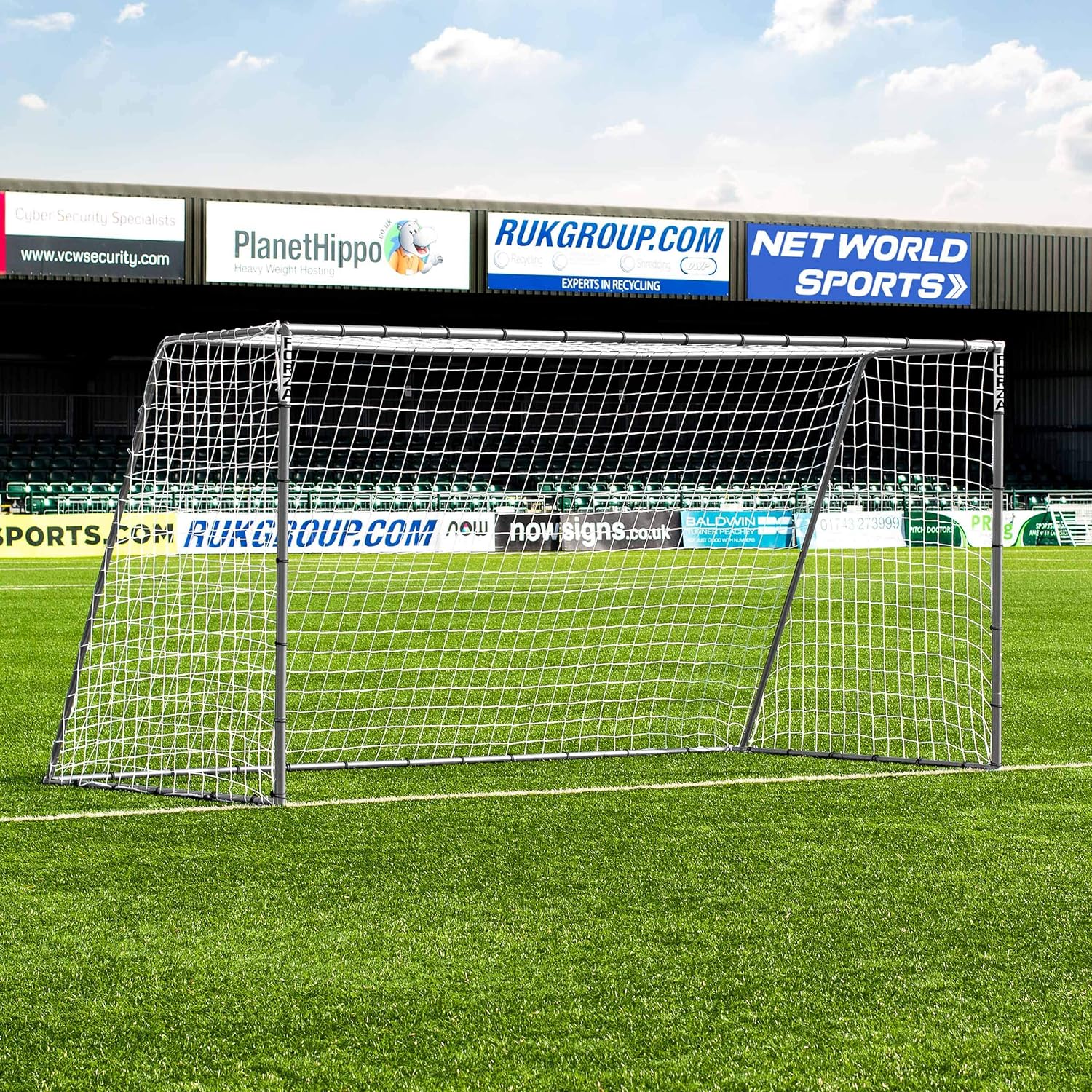 FORZA Steel42 Soccer Goals - Premium Backyard Steel Goal - Three Sizes (12ft x 6ft) : Sports & Outdoors