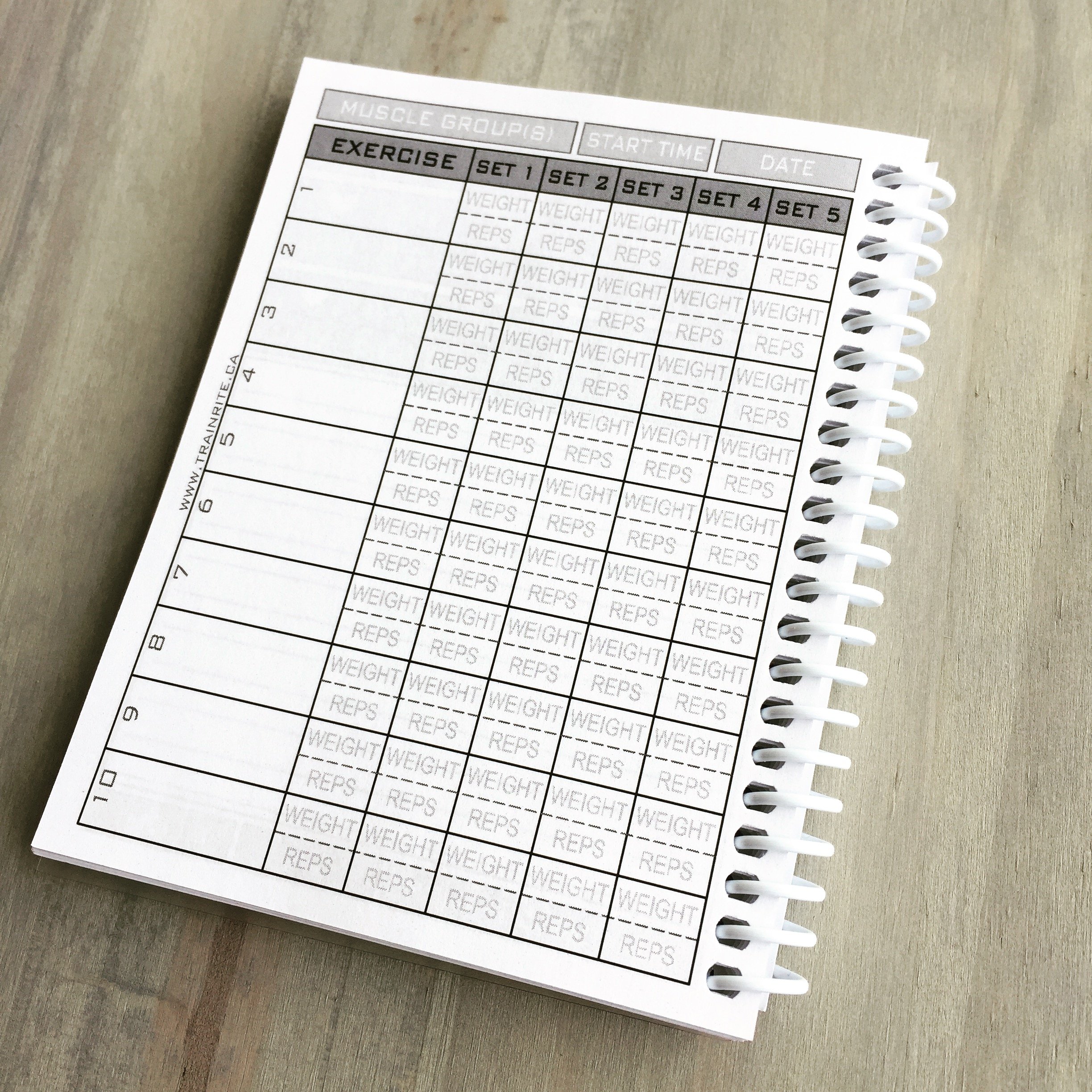 Trainrite Compact Fitness Journal Get Shit Done Matt