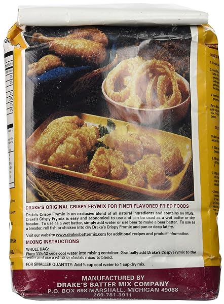 DRAKE’S CRISPY FRYMIX 5LB BAG