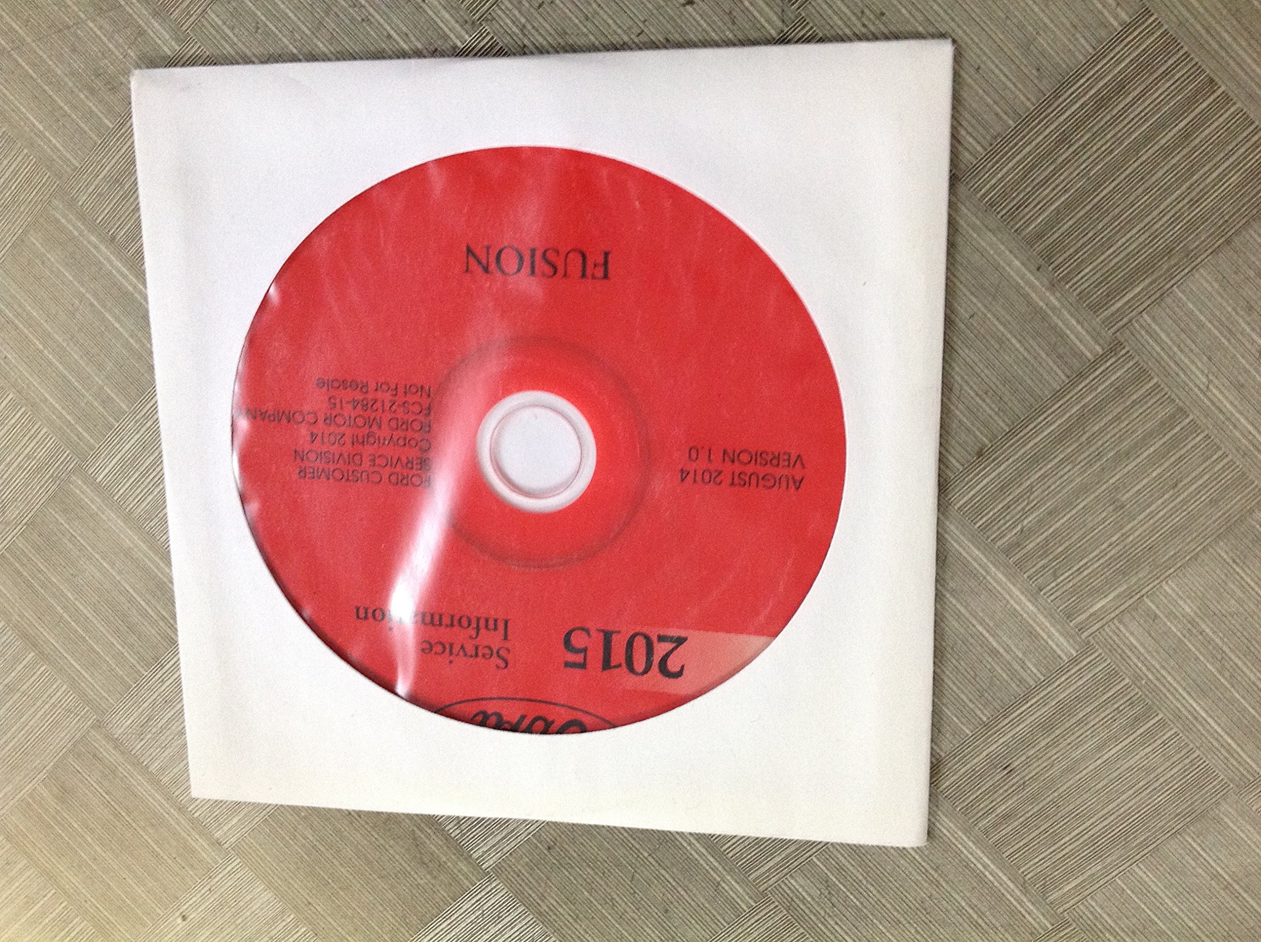 2015 Ford FUSION Workshop Service Shop Repair Manual ON CD 2015 MP3 CD  Library Binding – 2015