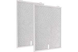 ABODE S99010430-002 Range Hood Filter (15.75"L x 13.88"W x 0.39"Th), for Broan-Nutone Exhaust Fan Range Hood - 2 pack