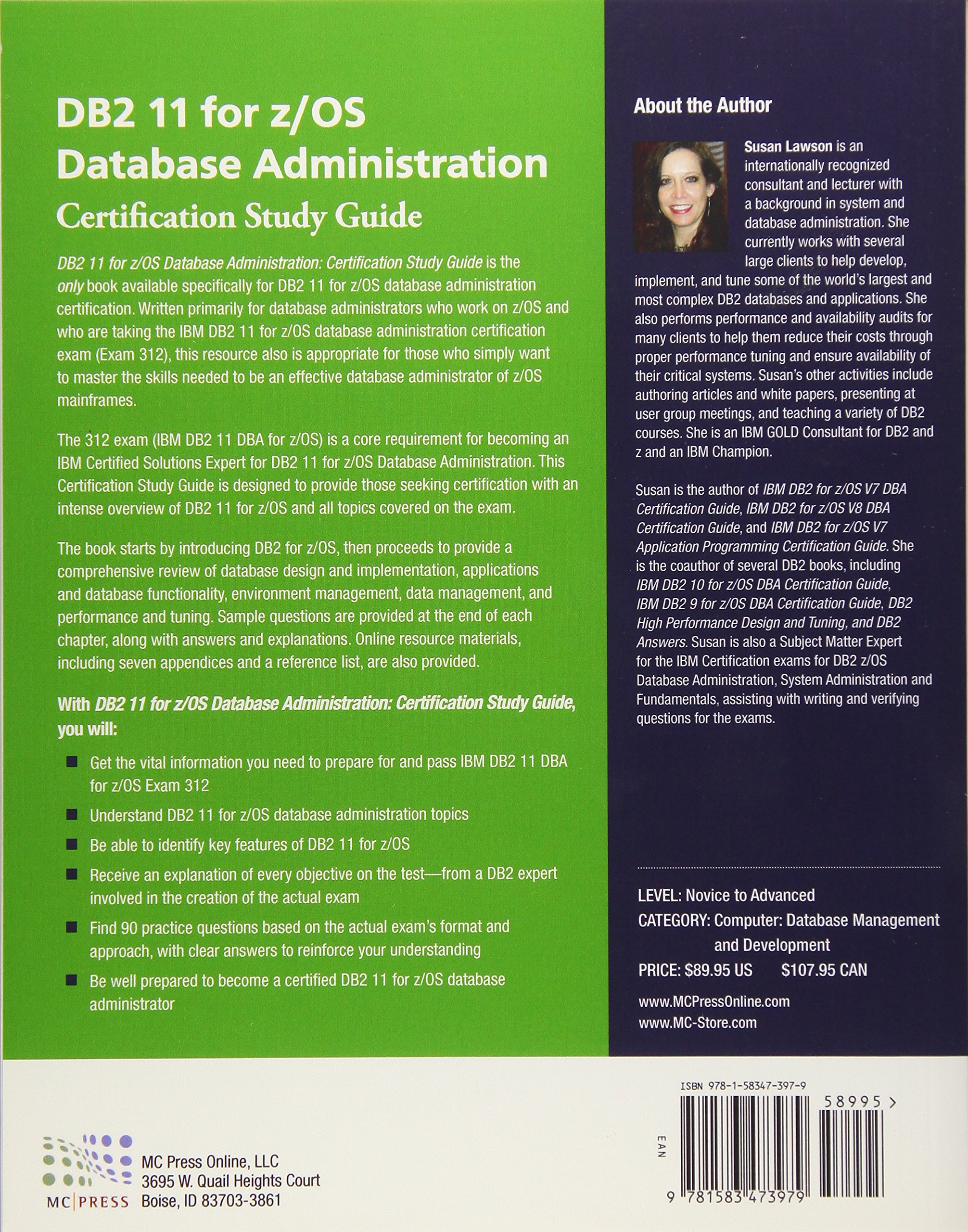 Buy DB2 11 for z/OS Database Administration: Certification Study Guide (DB2  Dba Certification) Book Online at Low Prices in India | DB2 11 for z/OS  Database ...