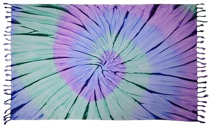 Maura Tie Dye Beach Towel Blanket Quick Dry Fouta Turkish Pestemal For Pool Beach Bath And Tapestry 100 Cotton Double Sided Terry Cloth
