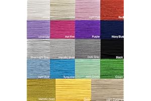 KYEZI DESIGN AND CRAFT 3mm Viscose Soutache Braid Cord String Beading Sewing Quilting Trimming Embroidery Crafts Jewelry Design (Mixed Random Colors, 10 Yards)