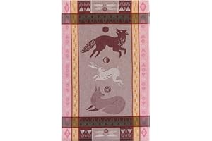 Jacquard Dishtowel in Folktale Design by Danica Studio