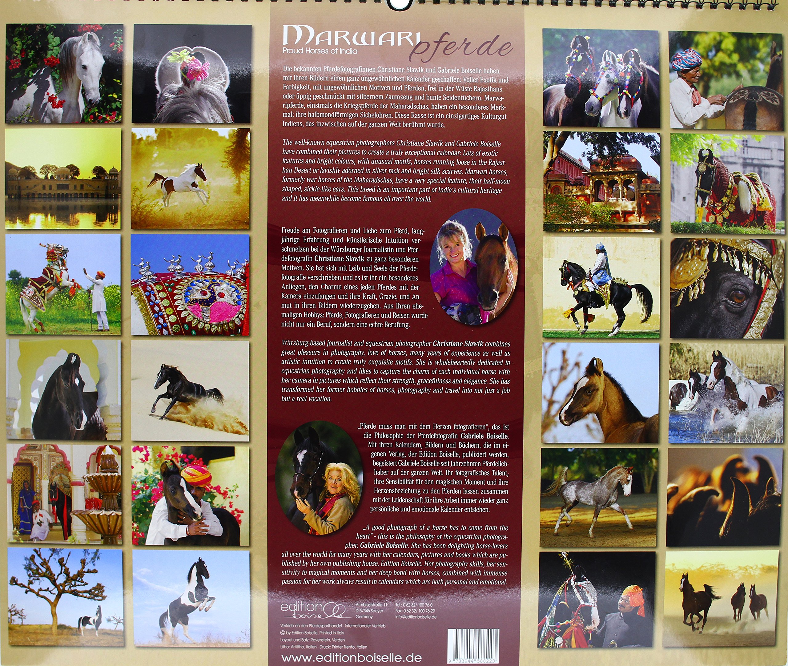 Marwari Pferde Kalender 2015 Einzigartige Indische Pferderasse Amazon De Boiselle Gabriele Bucher