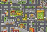 The Rug House Children’s Fun & Colourful Roads Play Mat 80cm x 120cm view 3