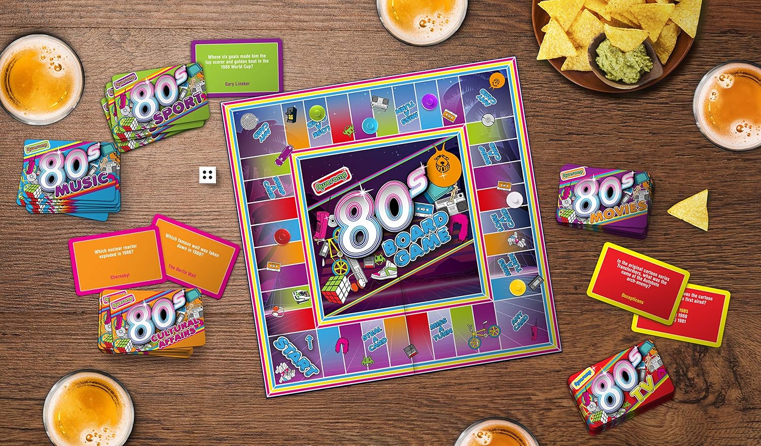 Awesome 80s Board Game, Multicolor - Image 5
